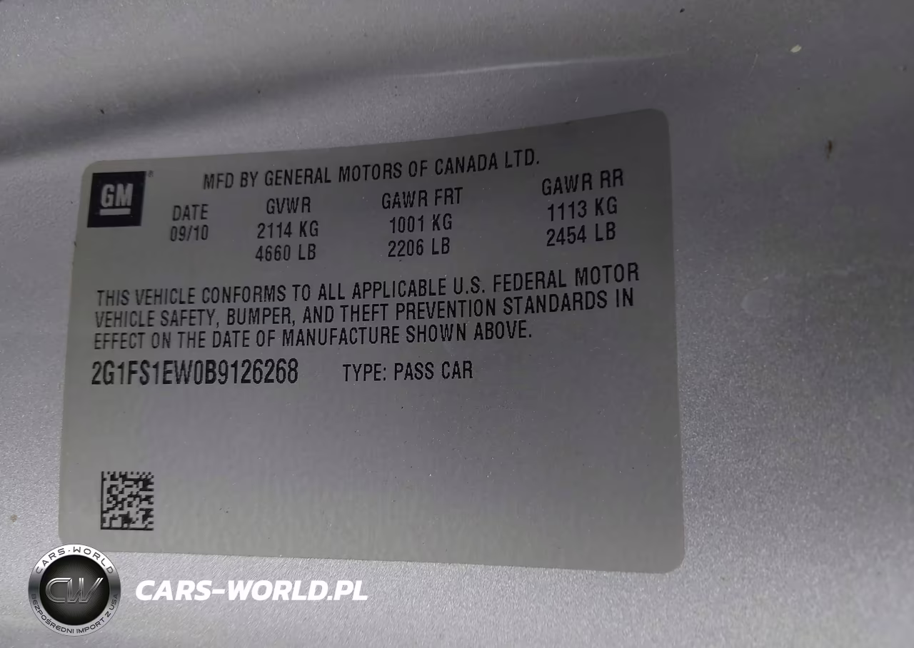 2011 Chevrolet Camaro 1Ss VIN:2G1FS1EW0B9126268 - 9