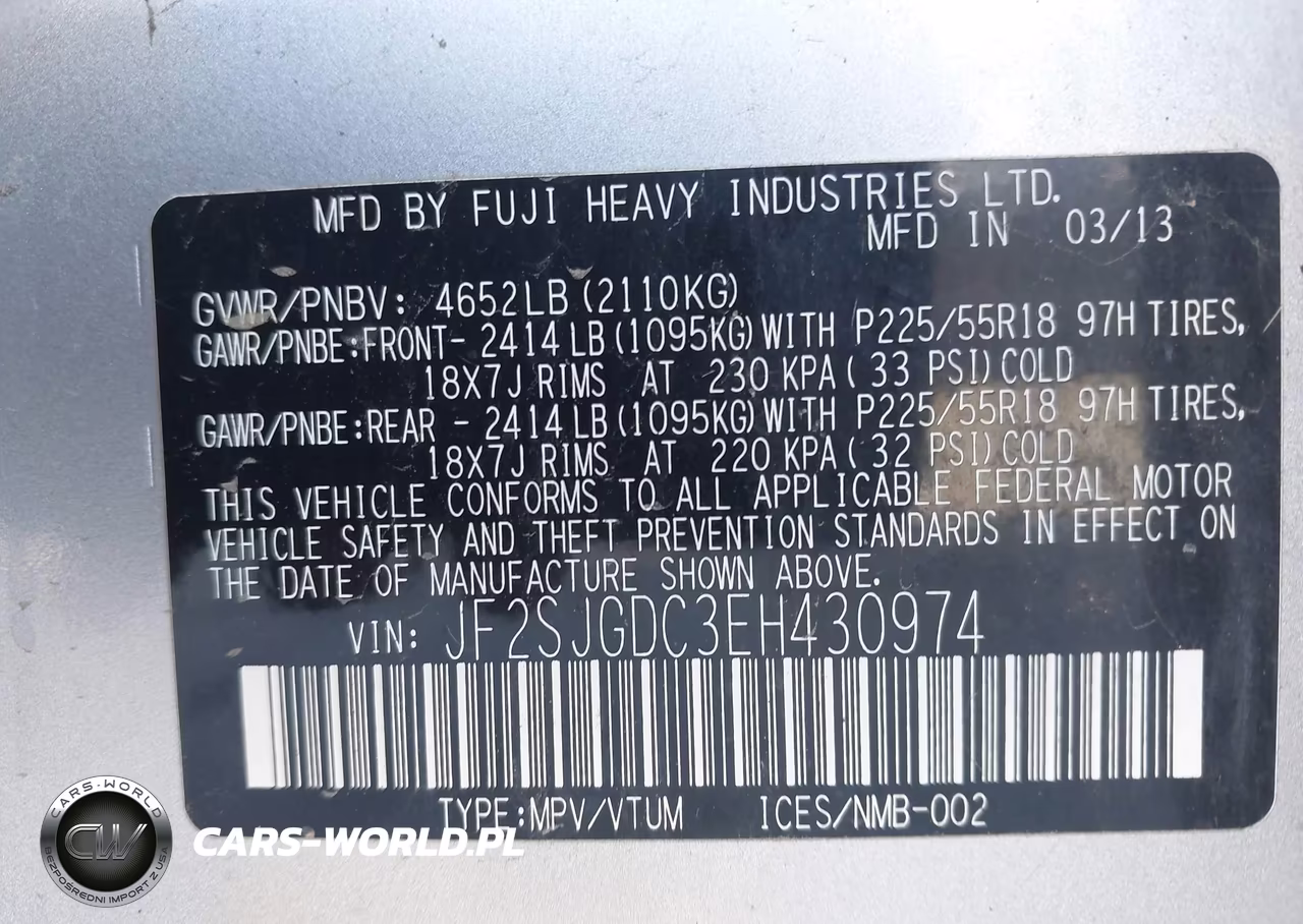 2014 Subaru Forester 2.0Xt Premium VIN:JF2SJGDC3EH430974 - 9