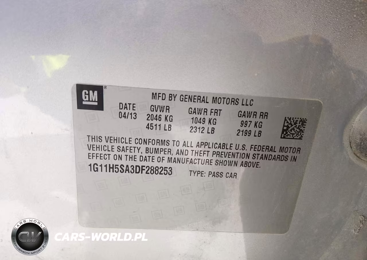 2013 Chevrolet Malibu 1Lz VIN:1G11H5SA3DF288253 - 9