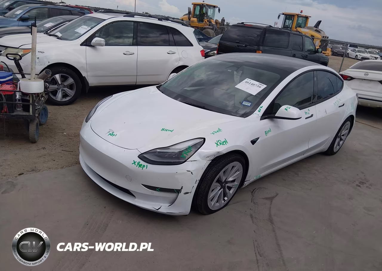 2022 Tesla Model 3 Long Range Dual Motor All-Wheel Drive VIN:5YJ3E1EB7NF154180 - 2