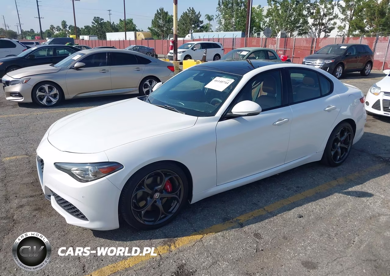 2018 Alfa Romeo Giulia Ti Sport Rwd VIN:ZARFAECN7J7594080 - 2