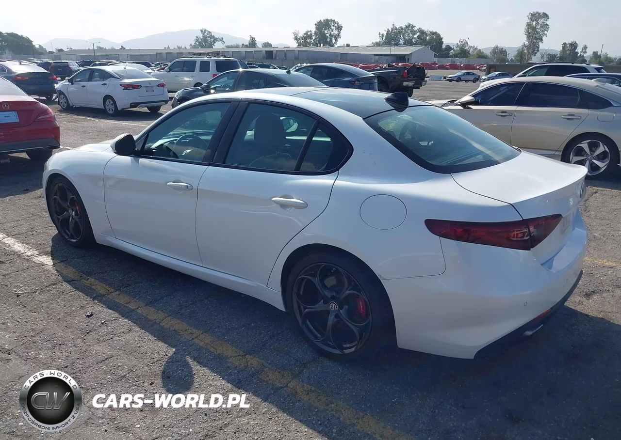 2018 Alfa Romeo Giulia Ti Sport Rwd VIN:ZARFAECN7J7594080 - 3