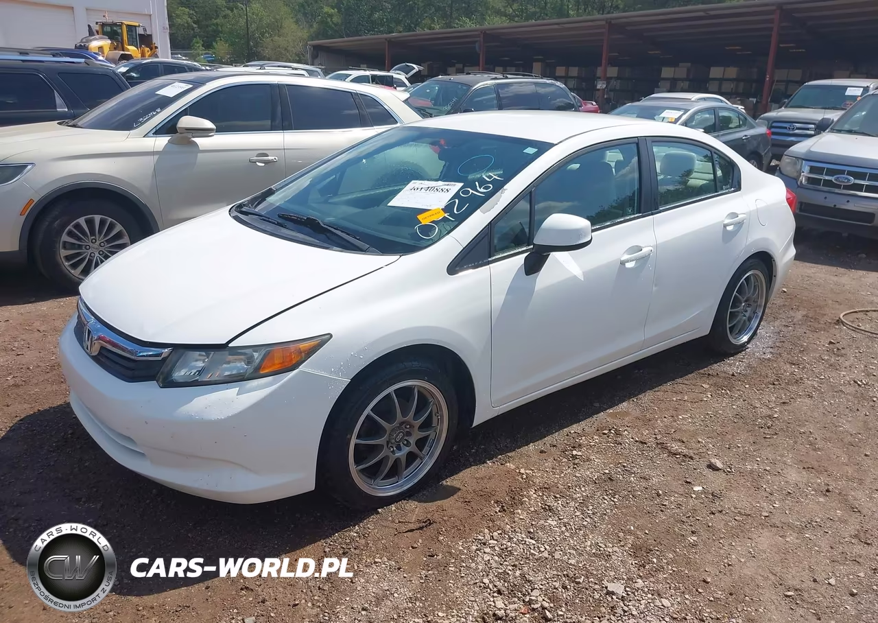 2012 Honda Civic Lx VIN:19XFB2F58CE042964 - 2