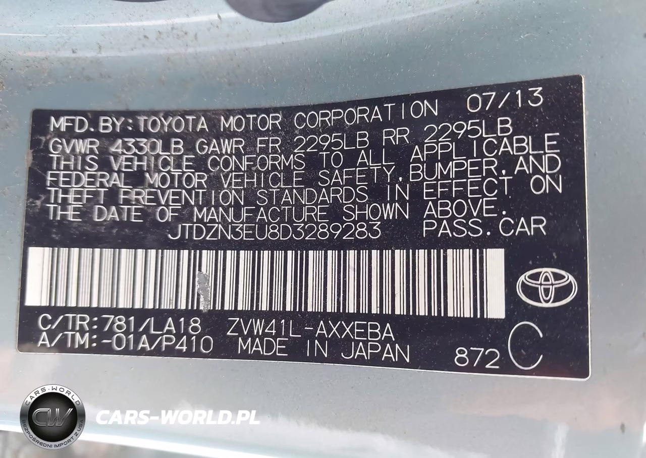 2013 Toyota Prius V Five VIN:JTDZN3EU8D3289283 - 9