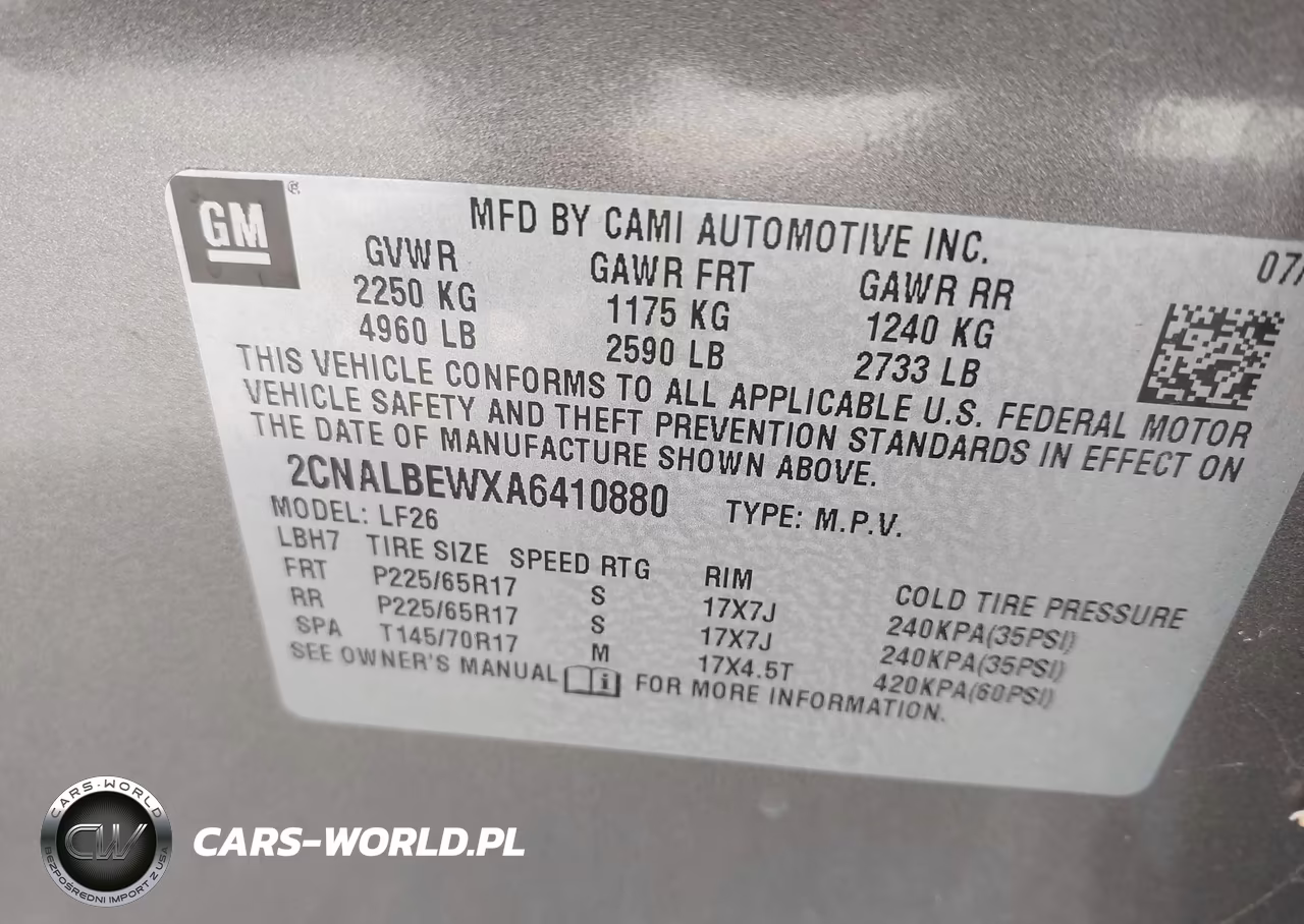 2010 Chevrolet Equinox Ls VIN:2CNALBEWXA6410880 - 9