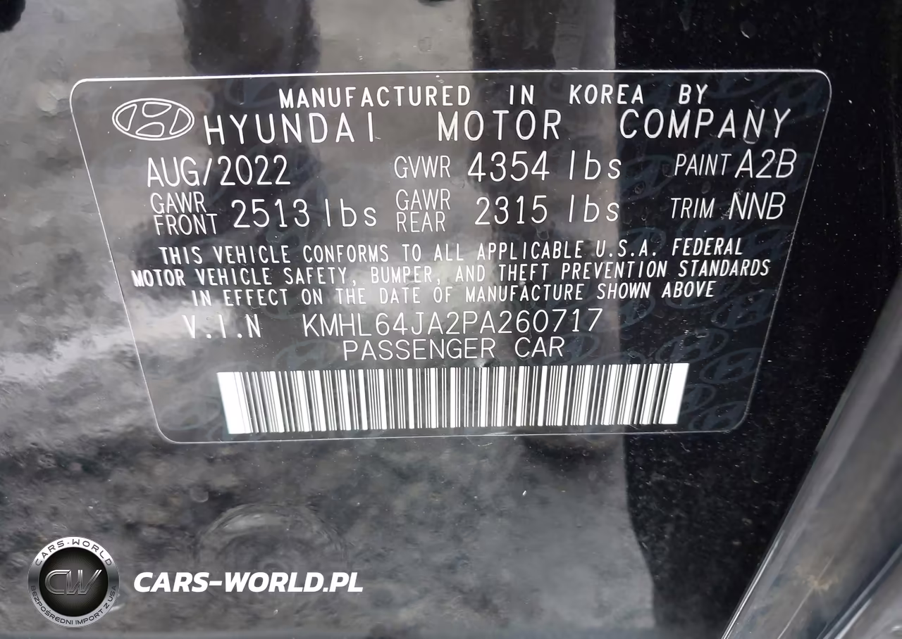 2023 Hyundai Sonata Sel VIN:KMHL64JA2PA260717 - 9