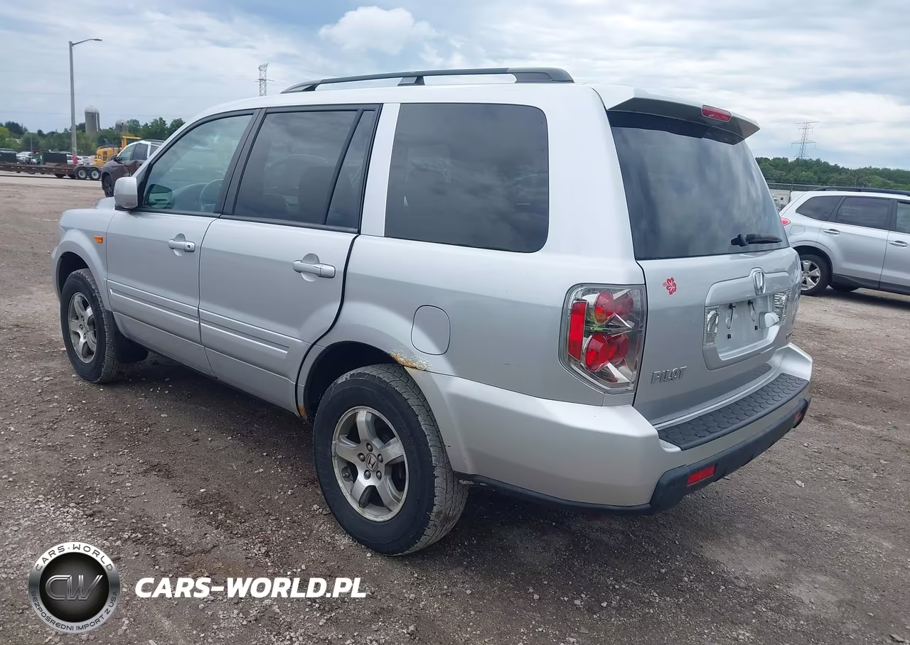 2007 Honda Pilot Ex-L VIN:2HKYF18797H538248 - 3