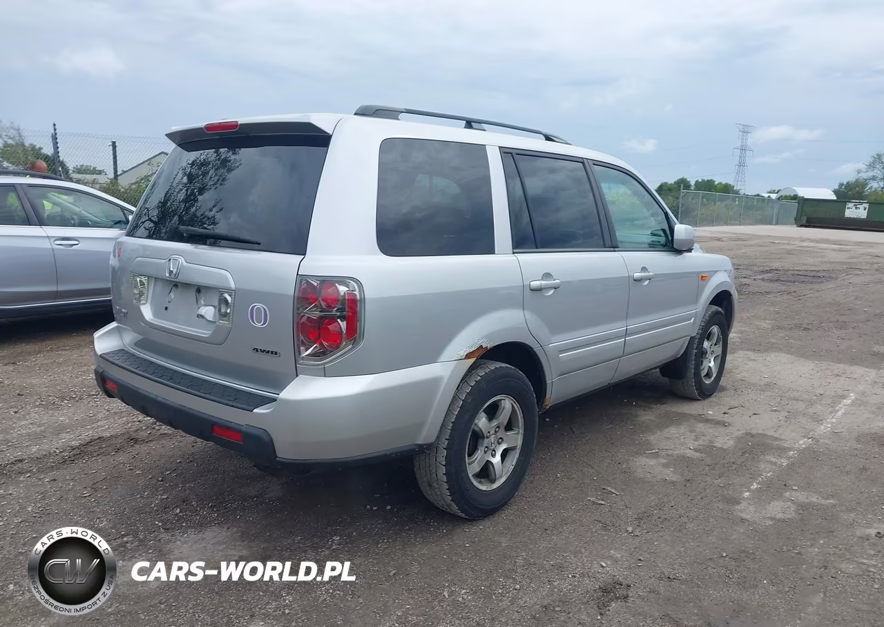 2007 Honda Pilot Ex-L VIN:2HKYF18797H538248 - 4