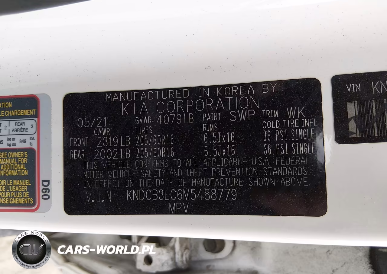 2021 Kia Niro Lx VIN:KNDCB3LC6M5488779 - 9