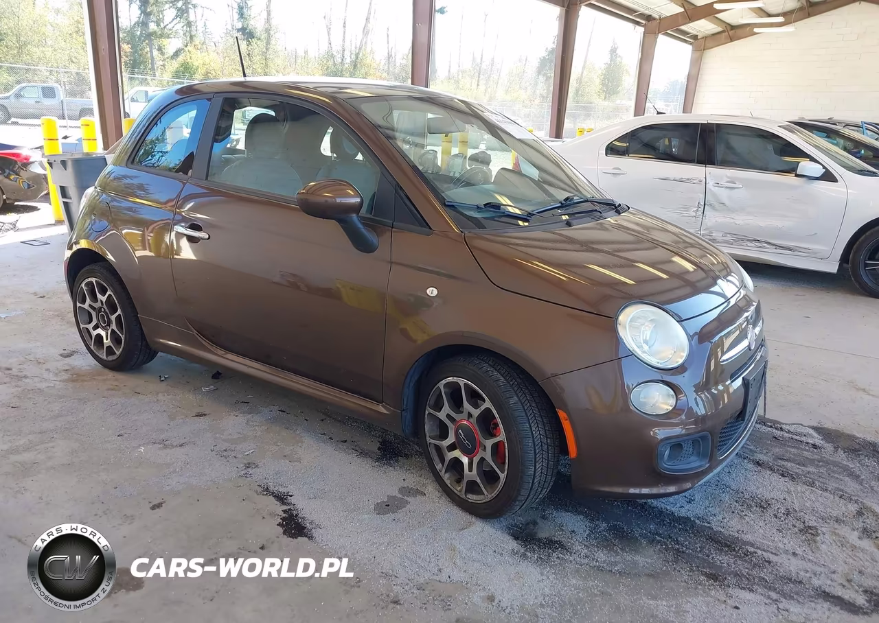 2012 Fiat 500 Sport VIN:3C3CFFBR8CT113491 - 1