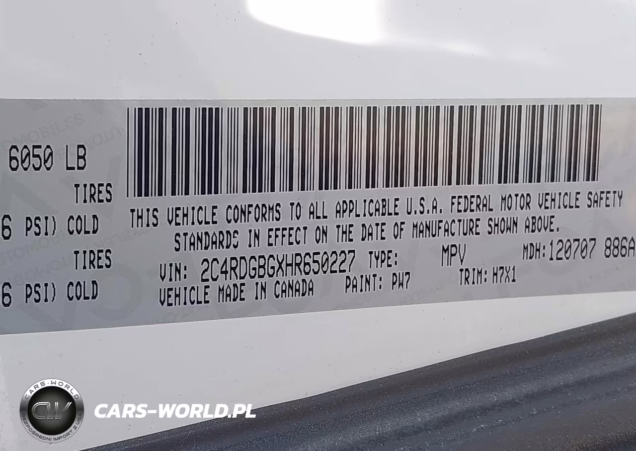 2017 Dodge Grand Caravan Se VIN:2C4RDGBGXHR650227 - 9