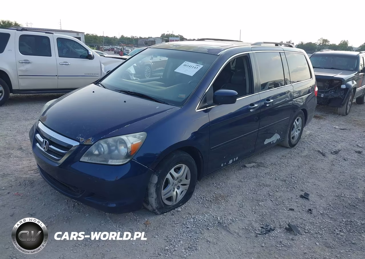 2007 Honda Odyssey Ex-L VIN:5FNRL38607B040860 - 2