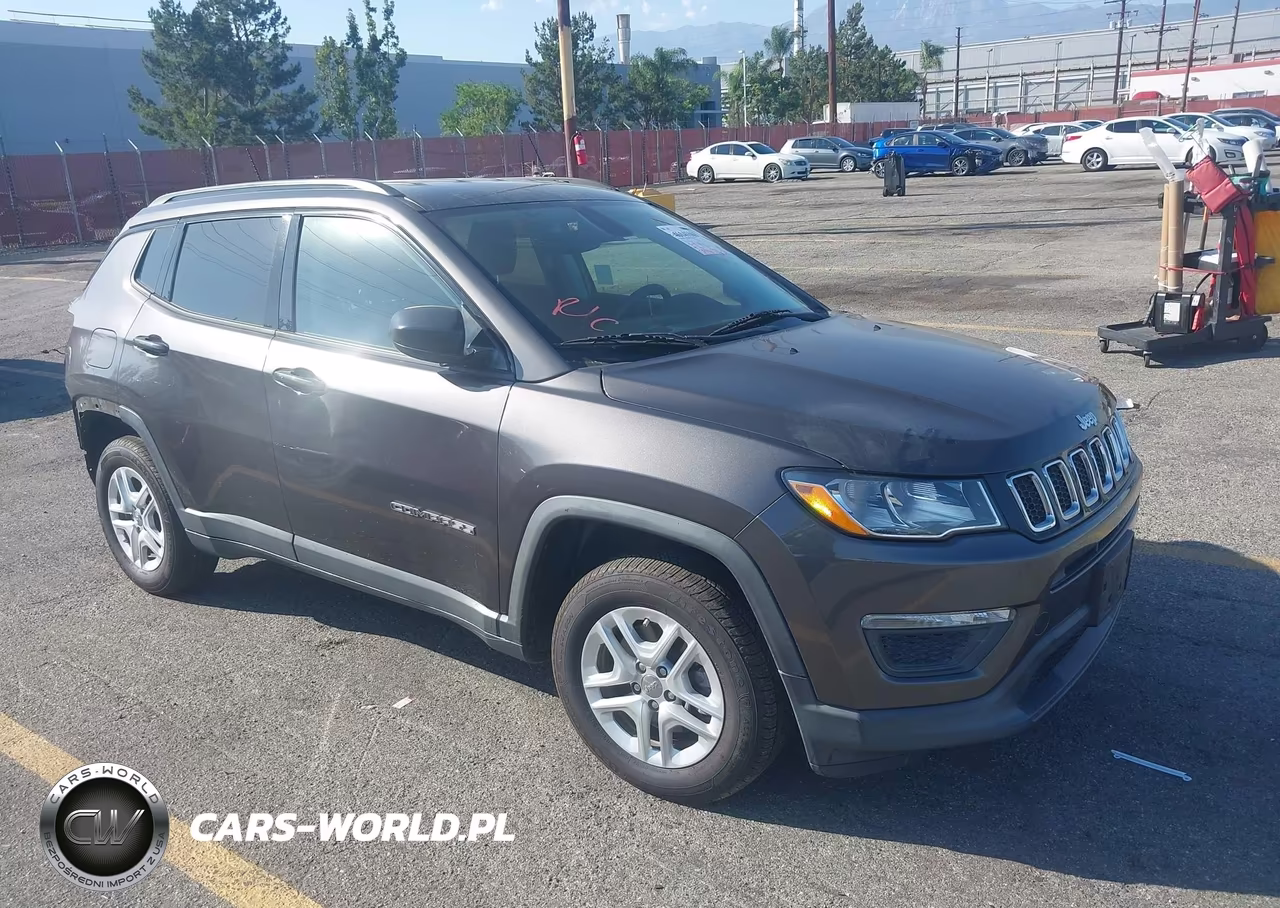 2018 Jeep Compass Sport Fwd VIN:3C4NJCAB2JT254883 - 1