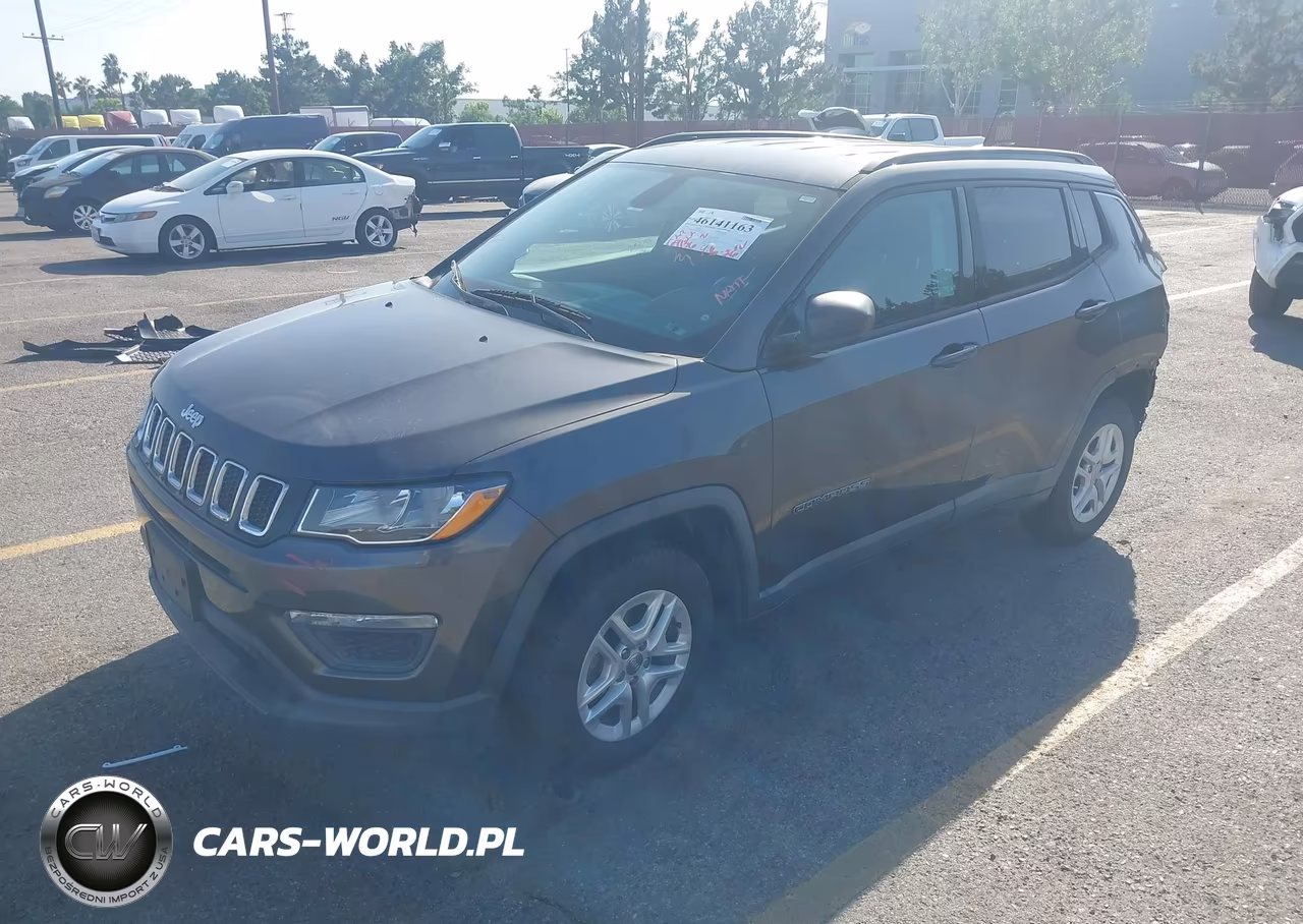 2018 Jeep Compass Sport Fwd VIN:3C4NJCAB2JT254883 - 2