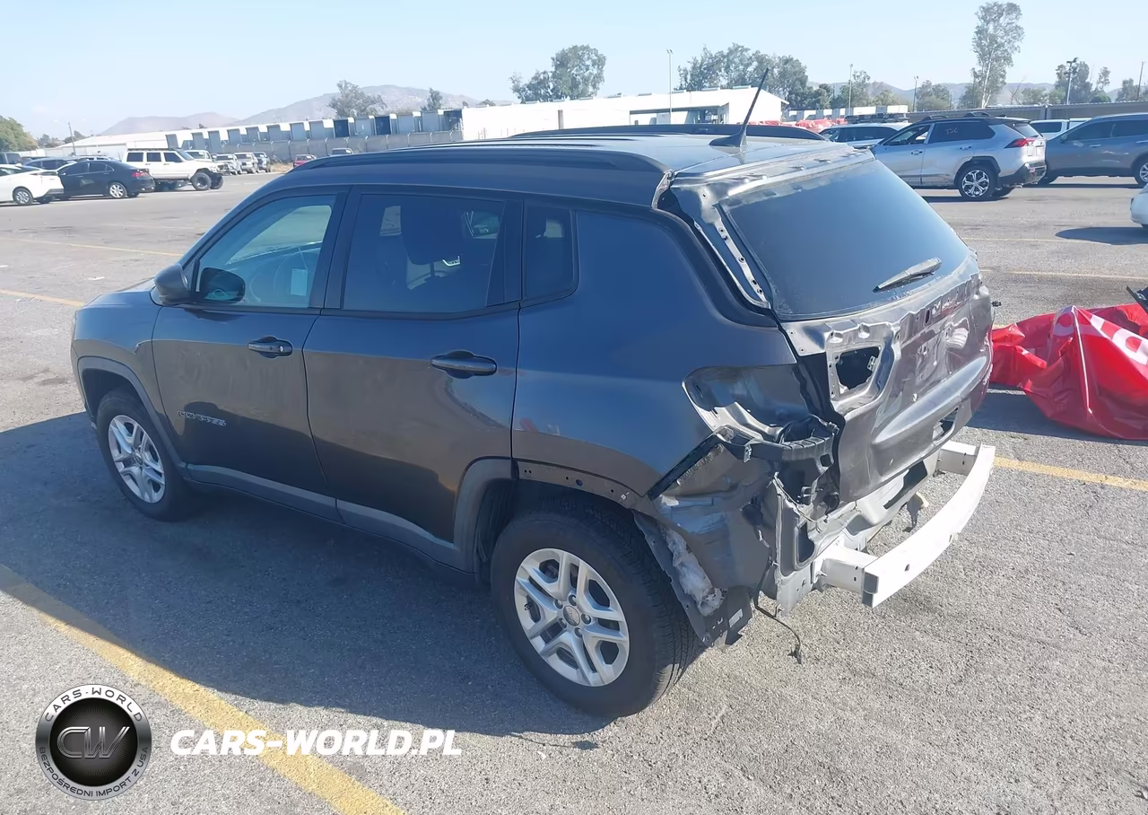 2018 Jeep Compass Sport Fwd VIN:3C4NJCAB2JT254883 - 3