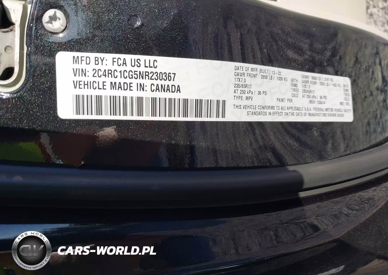 2022 Chrysler Voyager Lx VIN:2C4RC1CG5NR230367 - 9