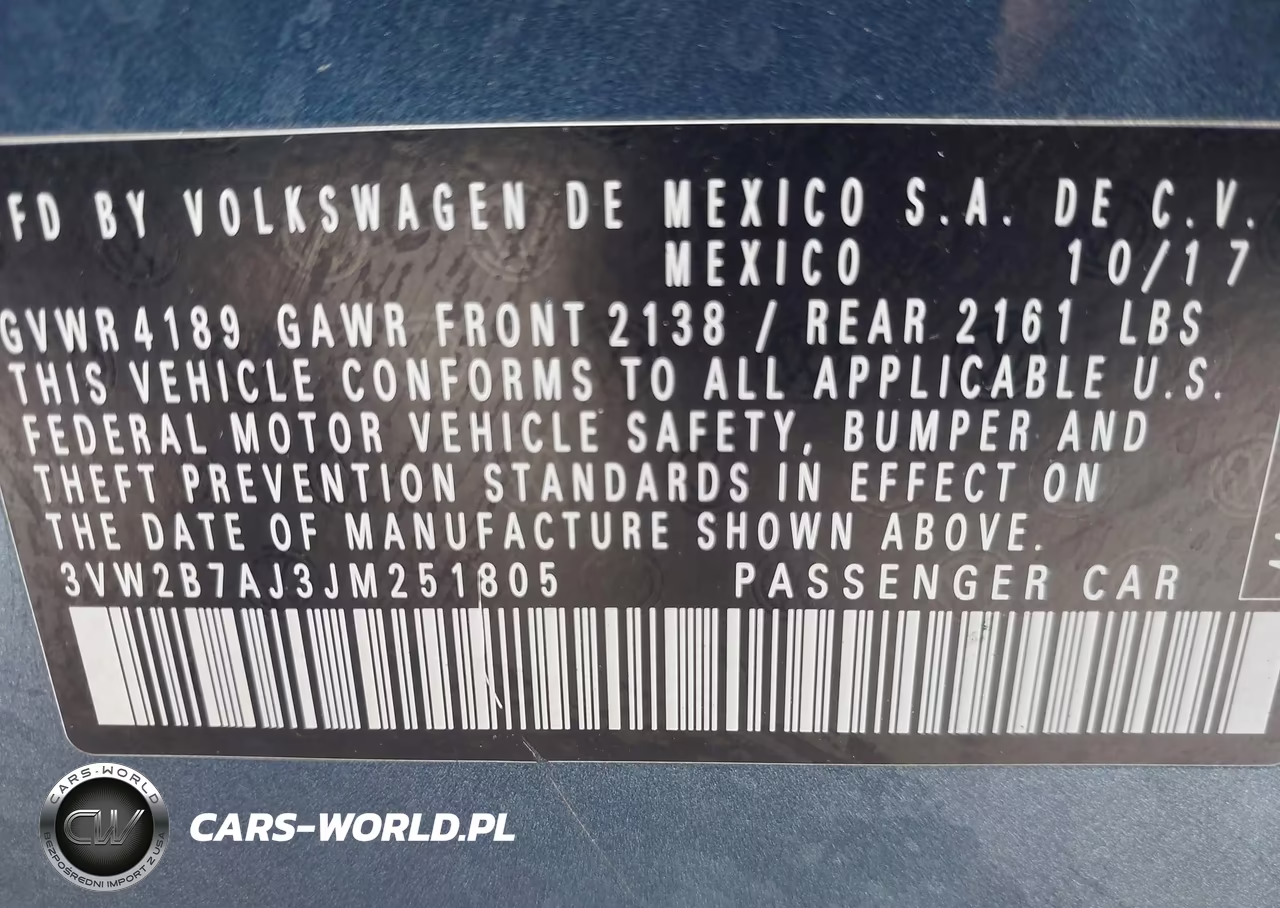 2018 Volkswagen Jetta 1.4T S VIN:3VW2B7AJ3JM251805 - 9