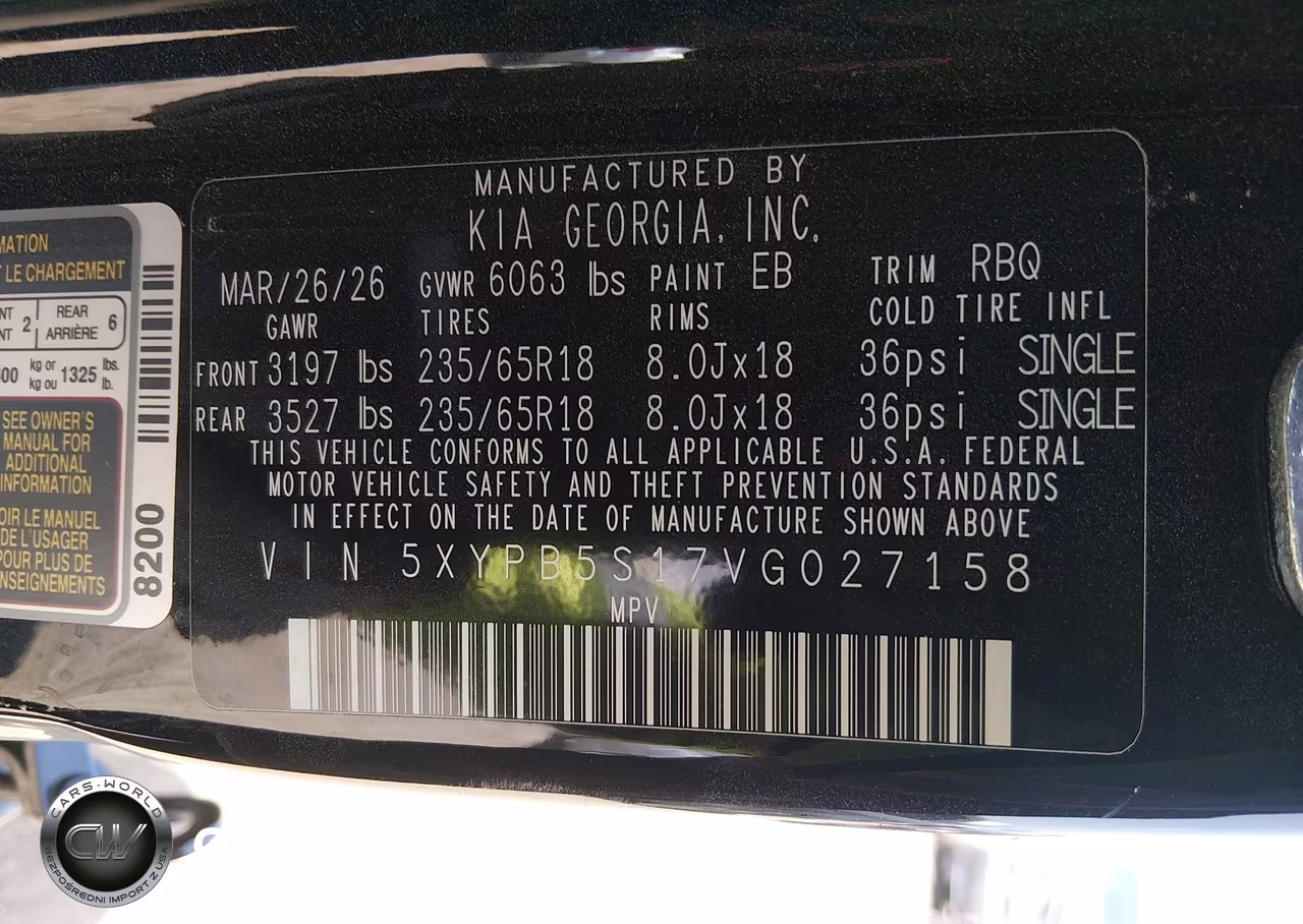 2027 Kia Telluride Lx VIN:5XYPB5S17VG027158 - 9