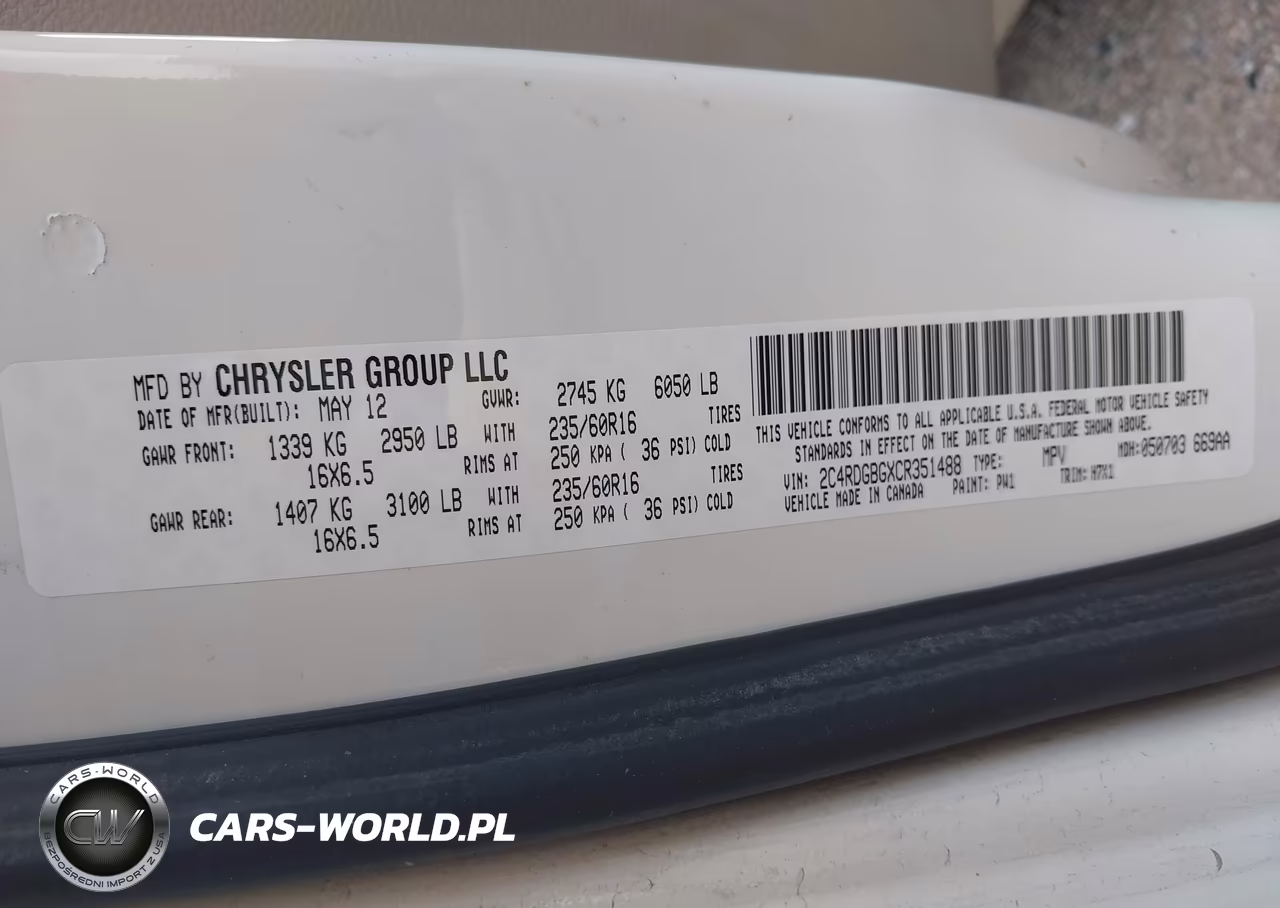 2012 Dodge Grand Caravan Se-Avp VIN:2C4RDGBGXCR351488 - 9