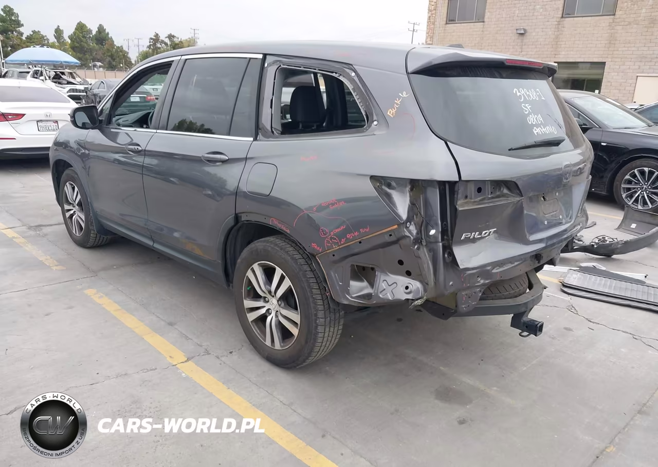 2016 Honda Pilot Ex-L VIN:5FNYF5H50GB040928 - 3