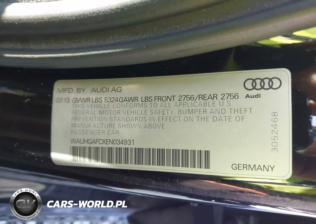2014 Audi A6 3.0T Premium Plus VIN:WAUHGAFCXEN034931 - 9