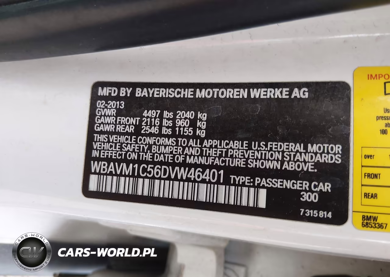 2013 BMW X1 Sdrive28I VIN:WBAVM1C56DVW46401 - 9