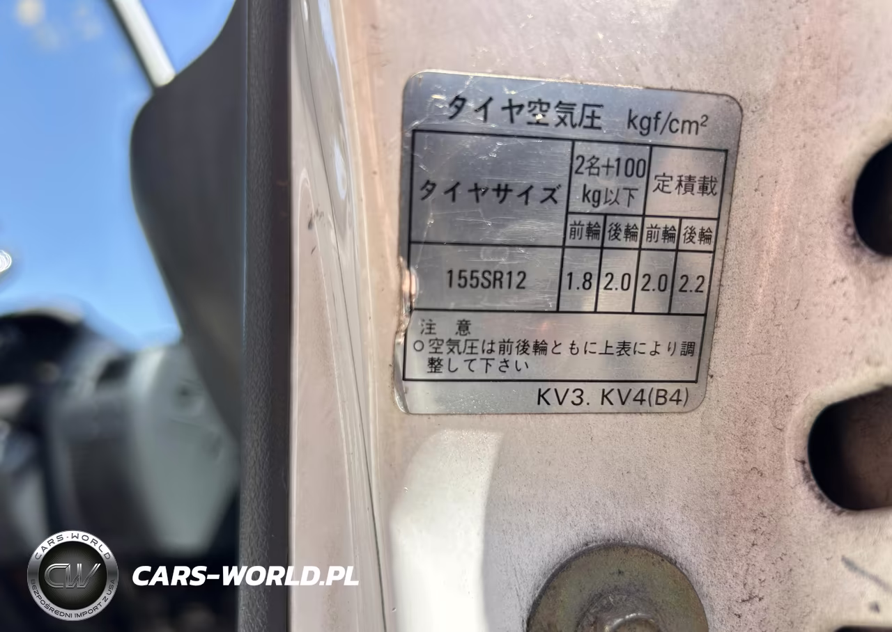 1990 Subaru Sambar VIN:KV4009780 - 9