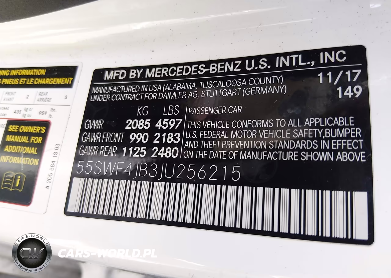 2018 Mercedes-Benz C 300 VIN:55SWF4JB3JU256215 - 9