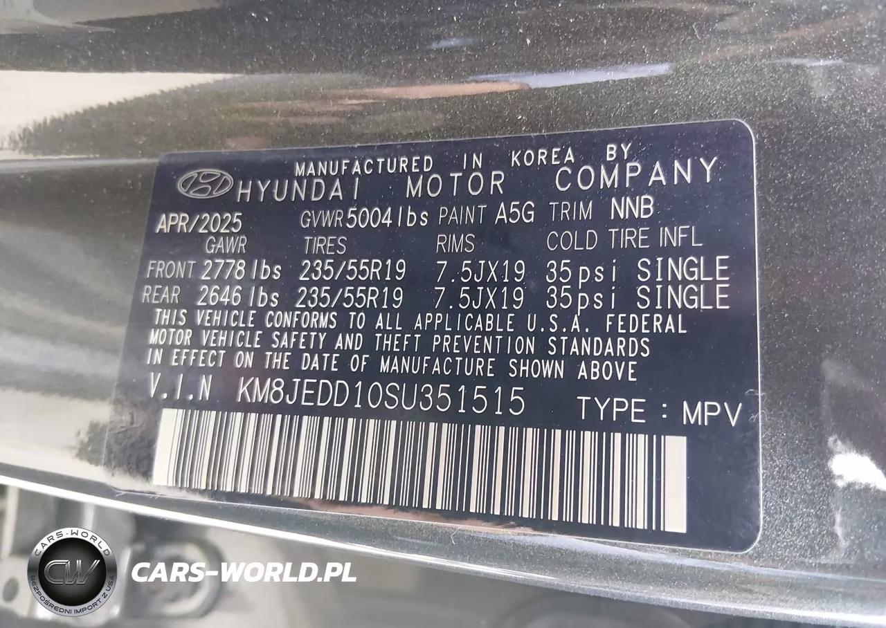 2025 Hyundai Tucson Hybrid Limited VIN:KM8JEDD10SU351515 - 9