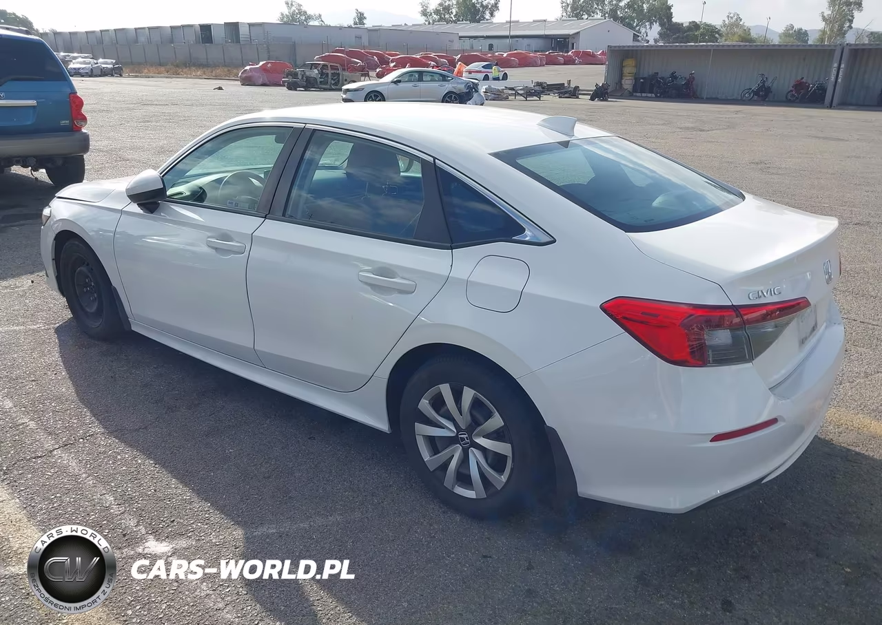 2023 Honda Civic Lx VIN:2HGFE2F2XPH552676 - 3