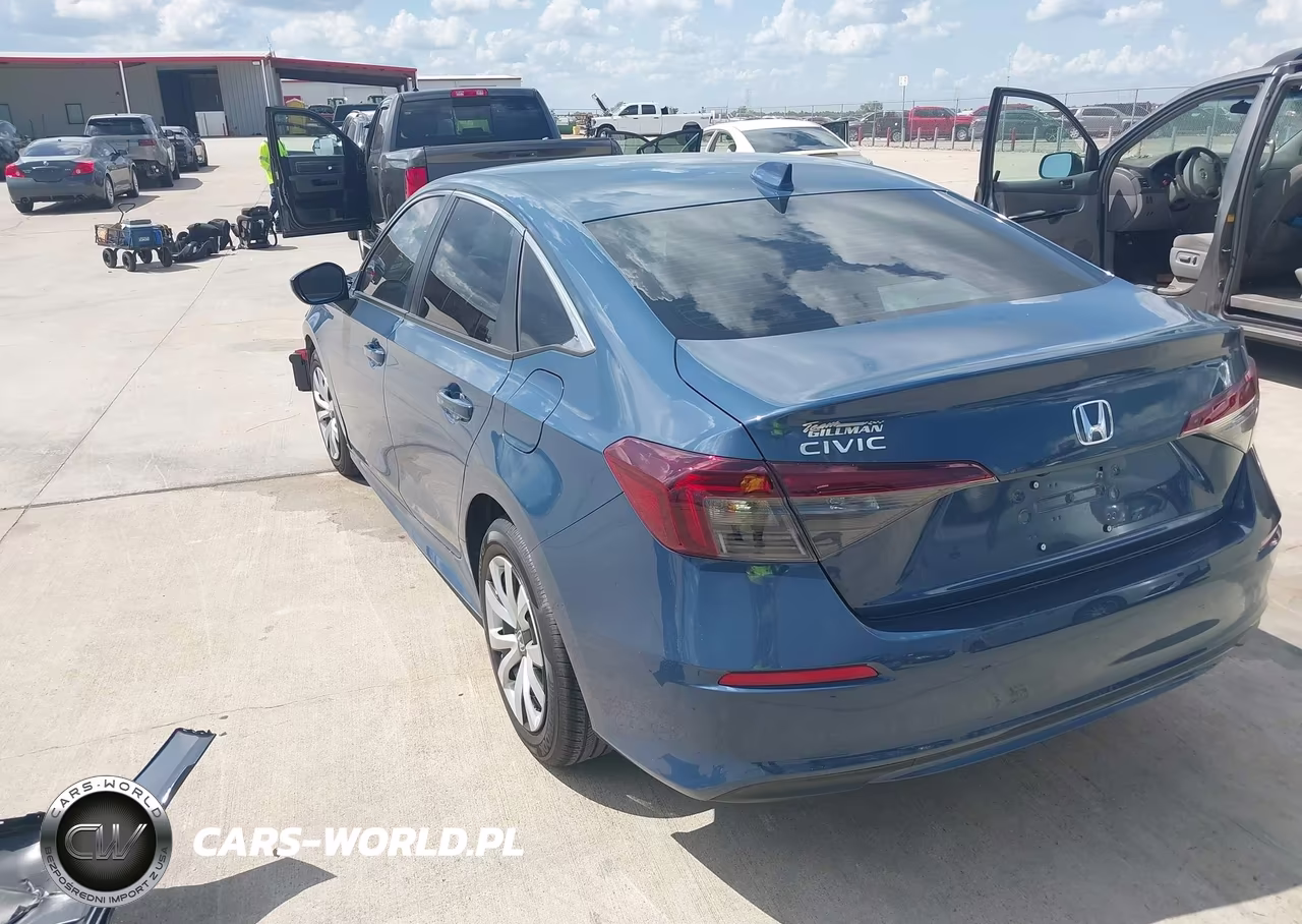 2026 Honda Civic Lx VIN:2HGFE2F24TH576207 - 3