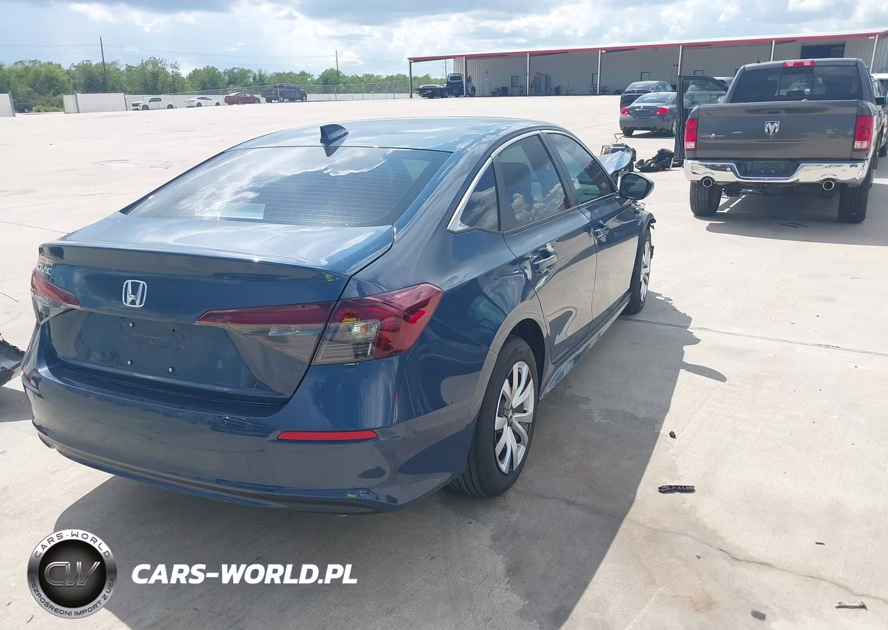 2026 Honda Civic Lx VIN:2HGFE2F24TH576207 - 4