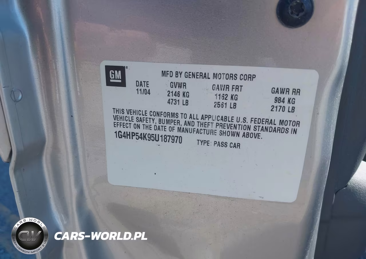 2005 Buick Lesabre Custom VIN:1G4HP54K95U187970 - 9