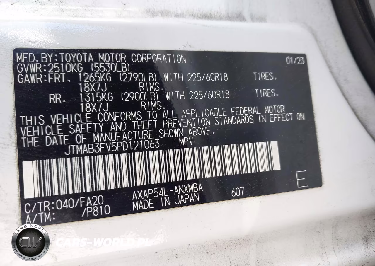 2023 Toyota Rav4 Prime Se VIN:JTMAB3FV5PD121063 - 9