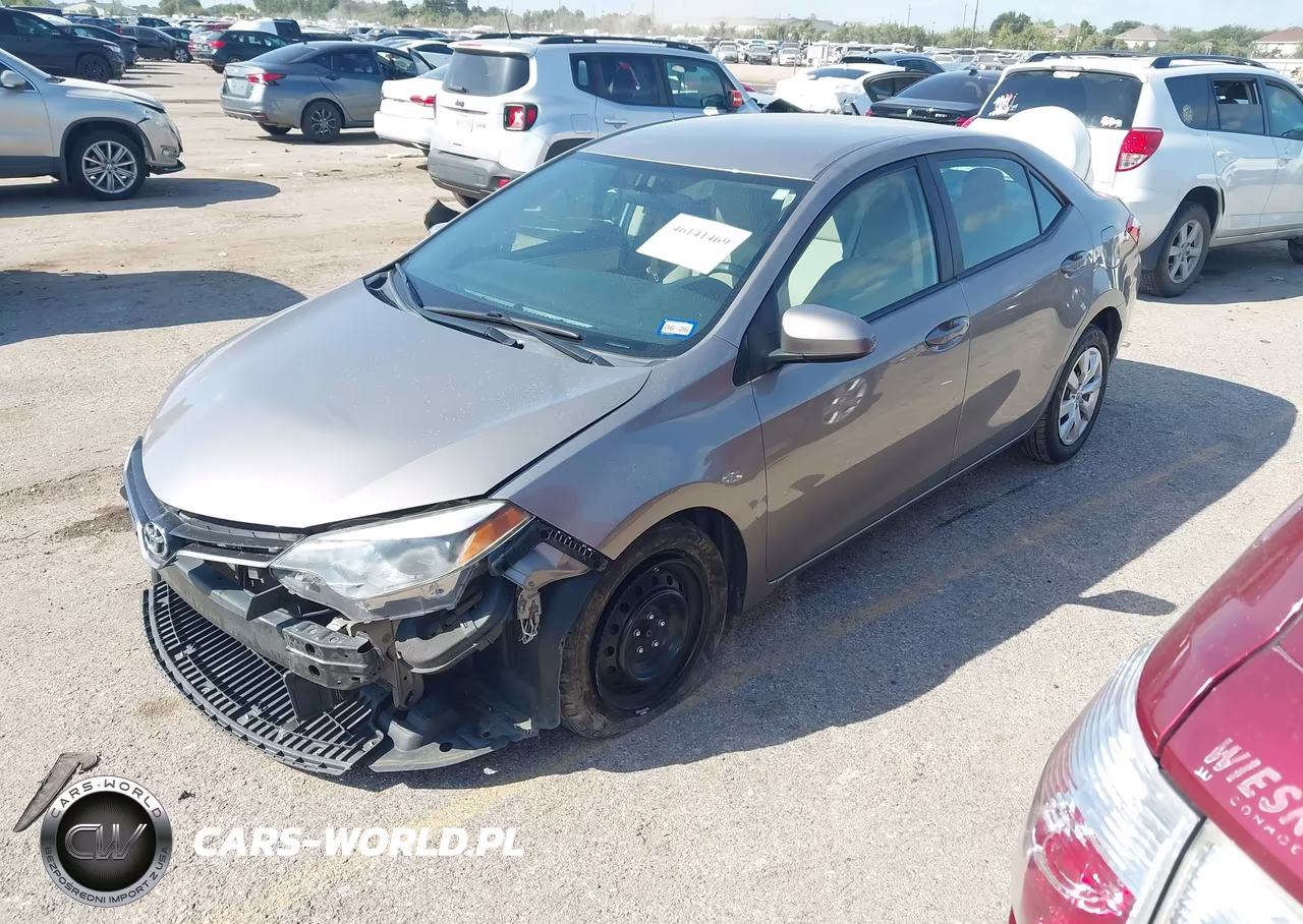 2016 Toyota Corolla Le VIN:5YFBURHEXGP441376 - 2