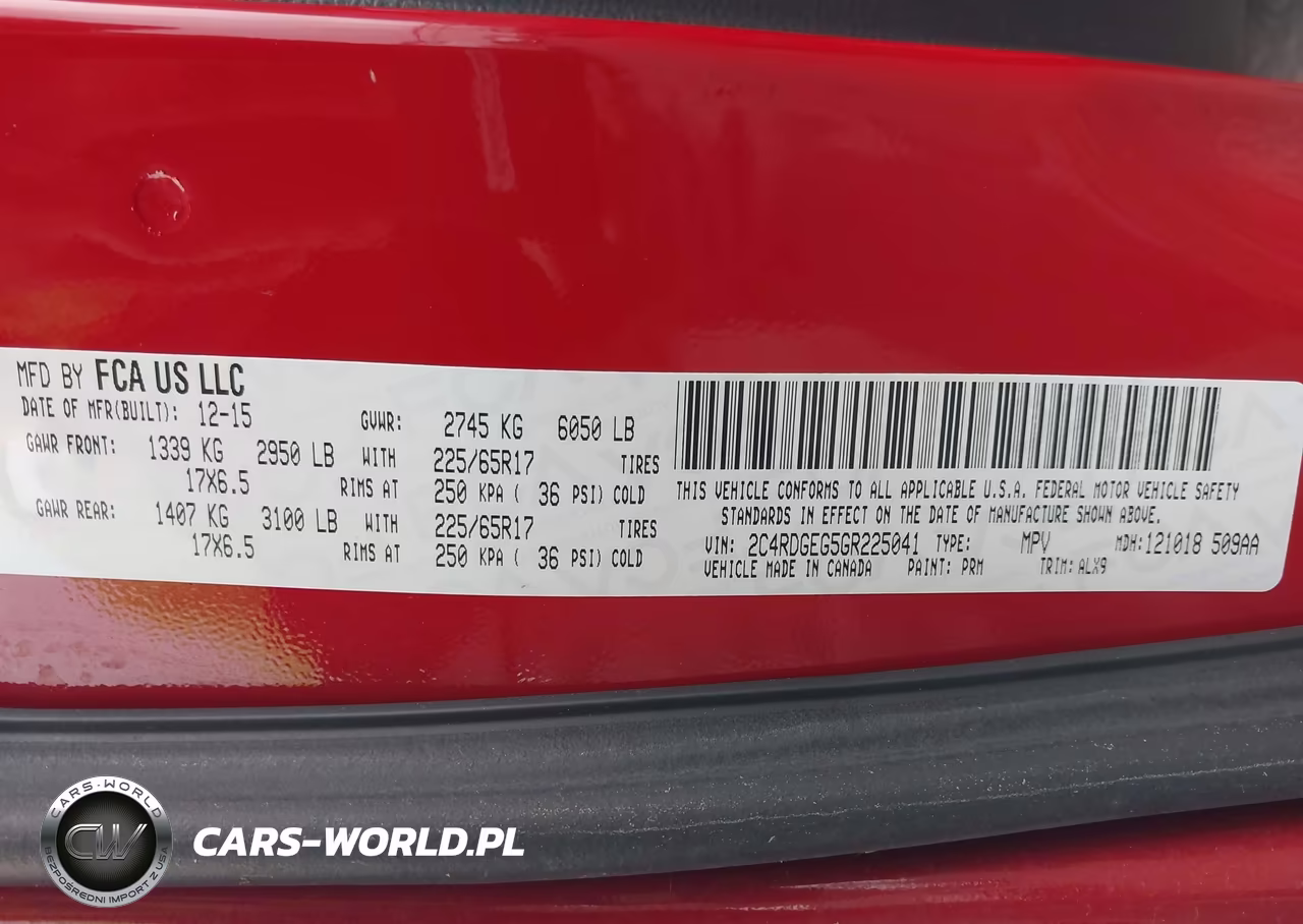 2016 Dodge Grand Caravan R-T VIN:2C4RDGEG5GR225041 - 9