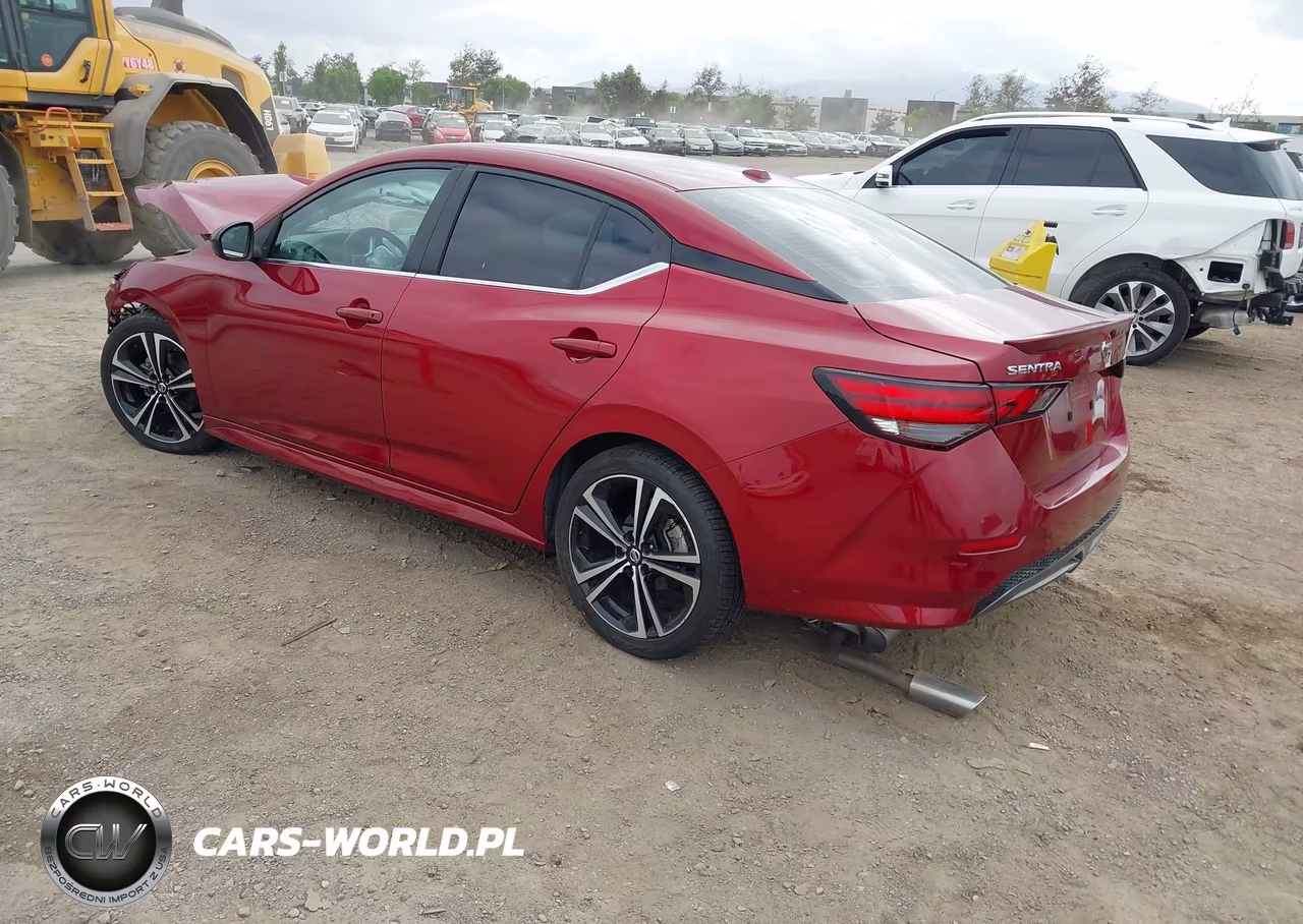 2021 Nissan Sentra Sr Xtronic Cvt VIN:3N1AB8DV5MY210739 - 3
