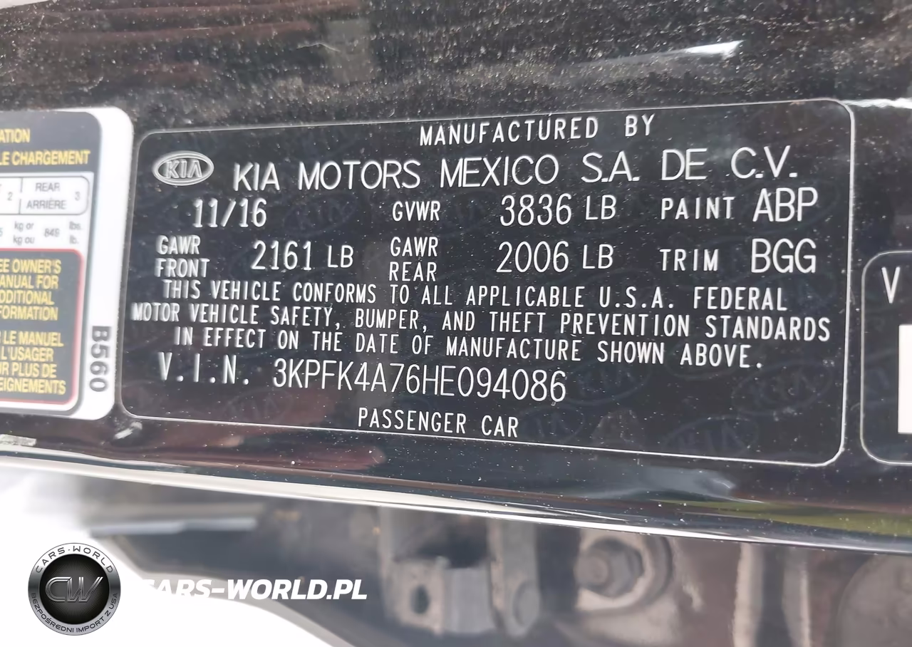 2017 Kia Forte Lx VIN:3KPFK4A76HE094086 - 9