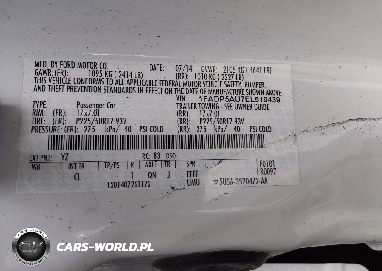 2014 Ford C-Max Hybrid Se VIN:1FADP5AU7EL519439 - 9