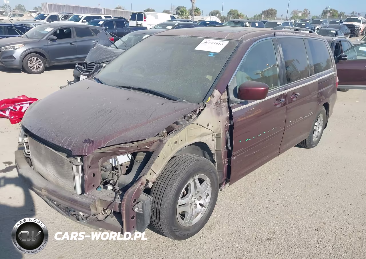 2007 Honda Odyssey Ex-L VIN:5FNRL38617B406325 - 2