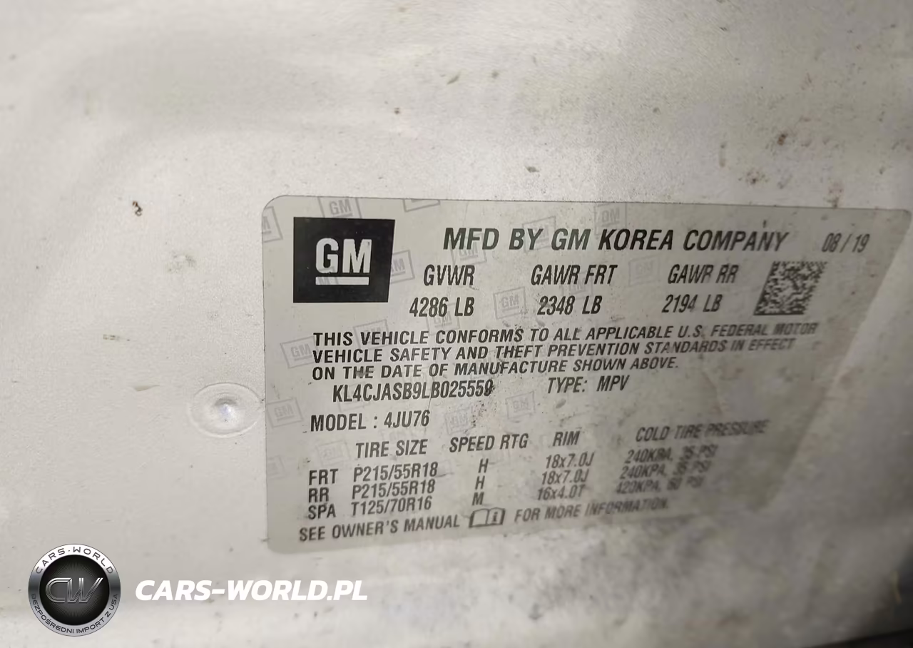 2020 Buick Encore Fwd Preferred VIN:KL4CJASB9LB025559 - 9