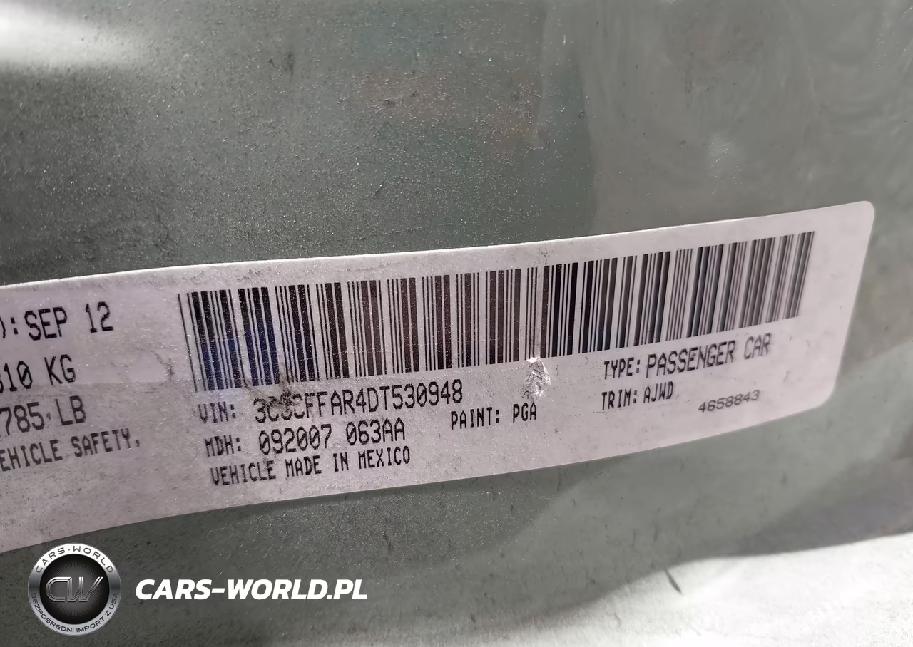 2013 Fiat 500 Pop VIN:3C3CFFAR4DT530948 - 9