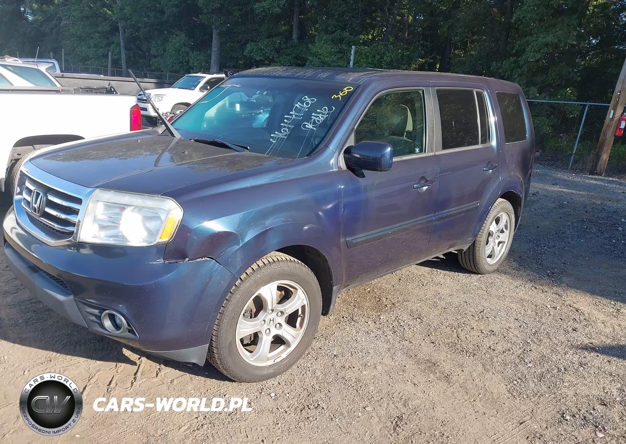 2012 Honda Pilot Ex-L VIN:5FNYF4H57CB076328 - 2