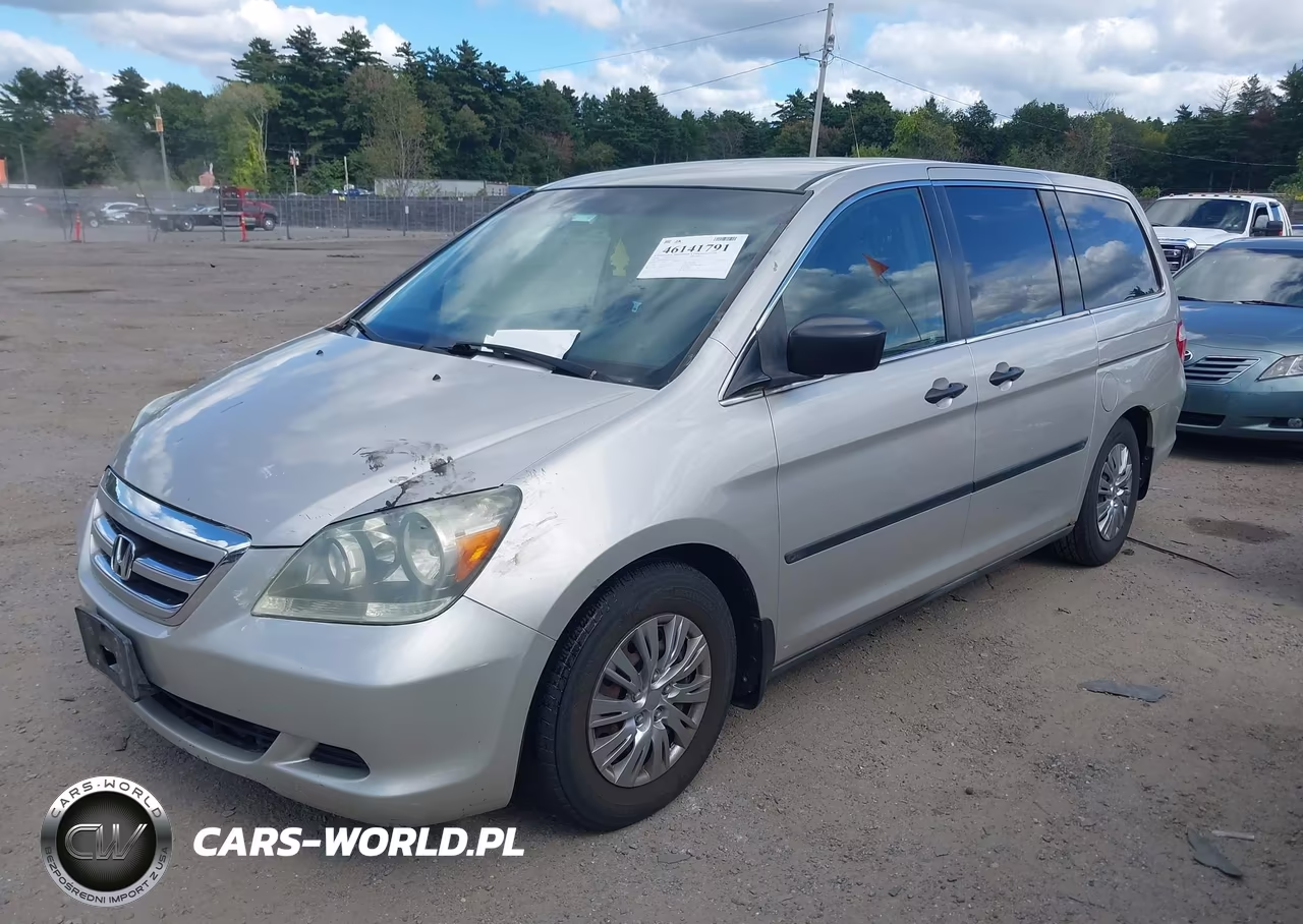 2006 Honda Odyssey Lx VIN:5FNRL38246B052604 - 2