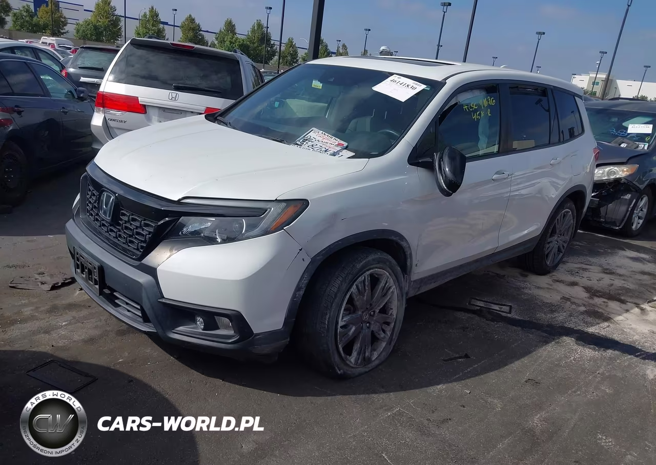 2021 Honda Passport 2Wd Ex-L VIN:5FNYF7H55MB010881 - 2