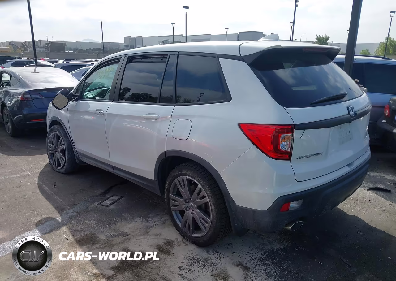 2021 Honda Passport 2Wd Ex-L VIN:5FNYF7H55MB010881 - 3