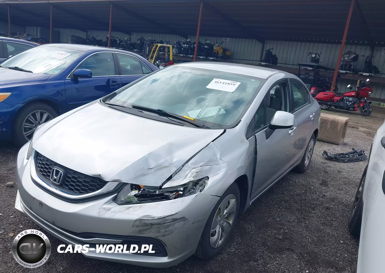 2013 Honda Civic Lx VIN:19XFB2F52DE026051 - 2