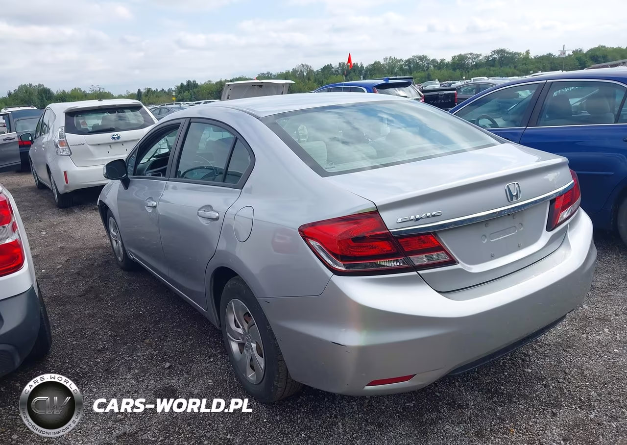 2013 Honda Civic Lx VIN:19XFB2F52DE026051 - 3
