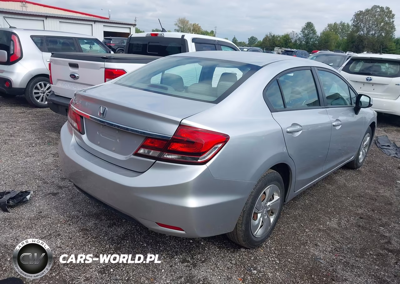 2013 Honda Civic Lx VIN:19XFB2F52DE026051 - 4