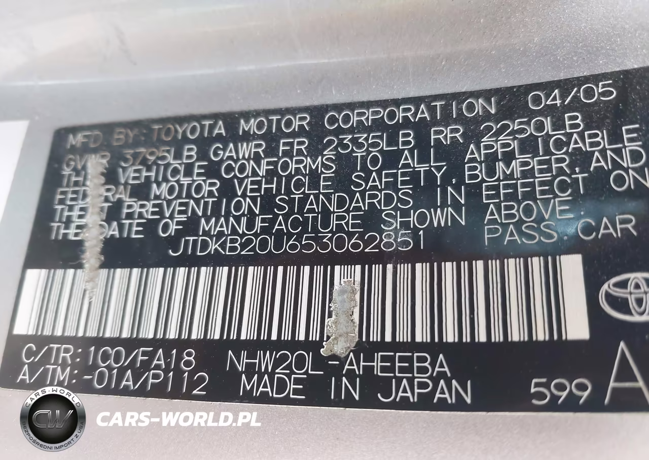 2005 Toyota Prius VIN:JTDKB20U653062851 - 9
